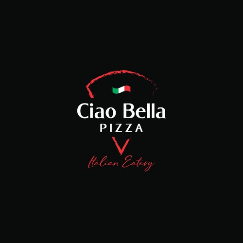 Ciao Bella Pizza Logo Design by desi9nart