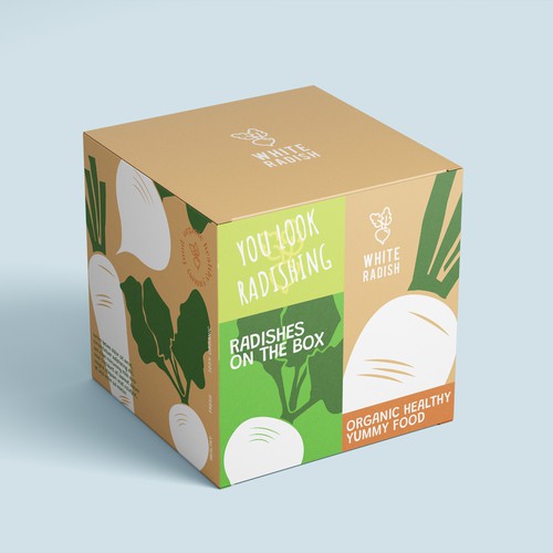 WHITE RADISH-meal prep box Design by heli☀sentris