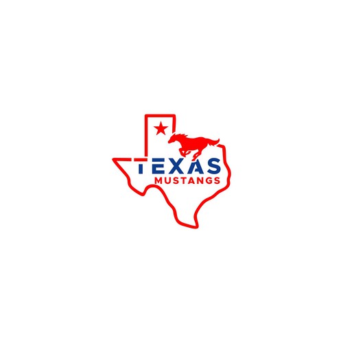 Texas Mustangs Design by SGrph