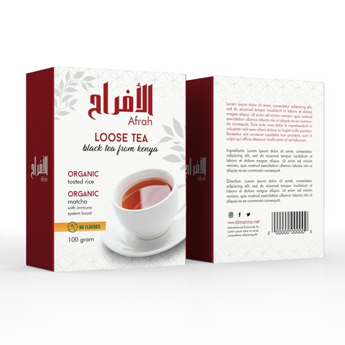 Tea Package Design Design by syakuro