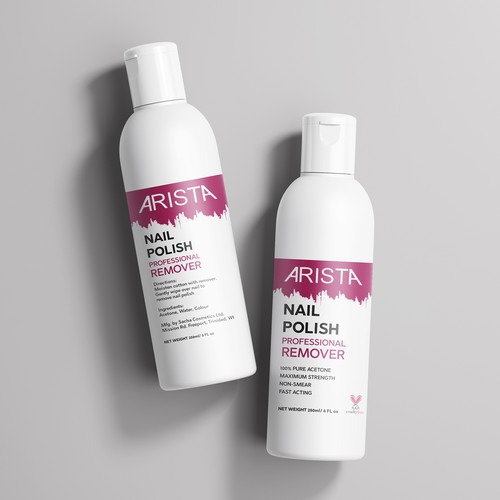 Arista Nail Polish Remover Design by Rajith Shantha