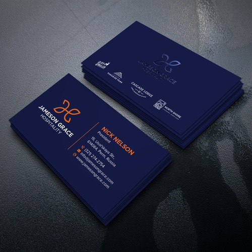 Create a modern and clean business card for a parent company with 4 subsidiaries Design by Birendra Chandra Das