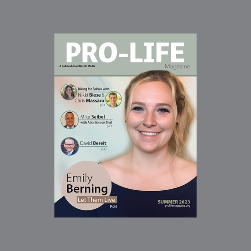 Magazine Cover for Pro-Life Non-Profit Réalisé par BengsWorks