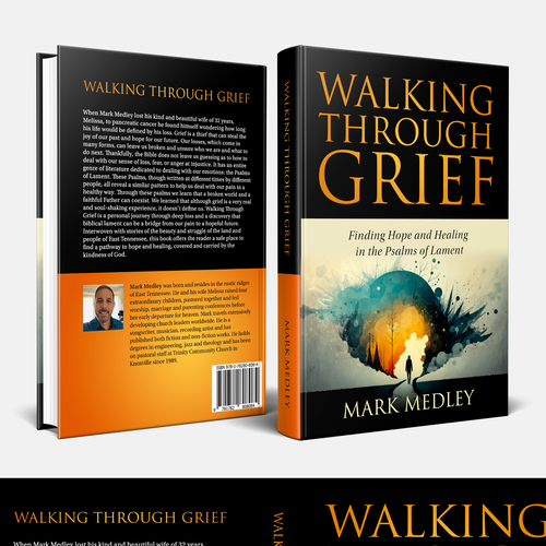 Book Cover: "Walking Through Grief" Guaranteed Winner! Design by Hisna