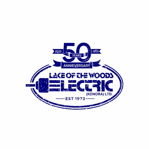 Electrical contractor, 50 year anniversary logo Design by MisterR