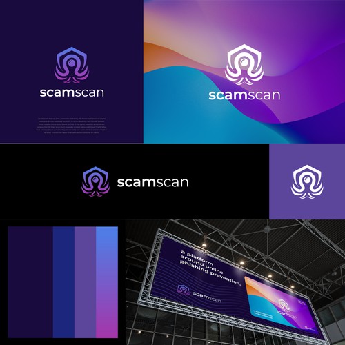 Create the branding (with logo) for a new online anti-scam platform デザイン by Clefiolabs Studio™