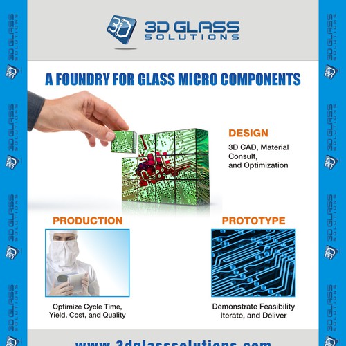3D Glass Solutions Booth Graphic Diseño de king of king