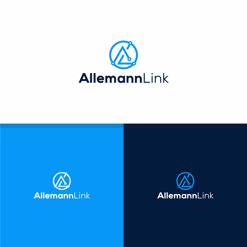 Software/Data analysis company logo embedding the letter A and L Design by colorworks™