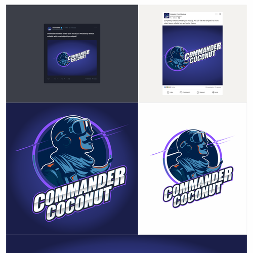 Design the Face and Brand of "Commander Coconut" – A Quirky-Smart AI SaaS Startup Design by JDL's