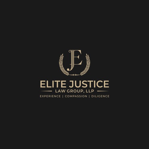 Elite Justice Law Group needs an empowering logo! Design by knight brands™