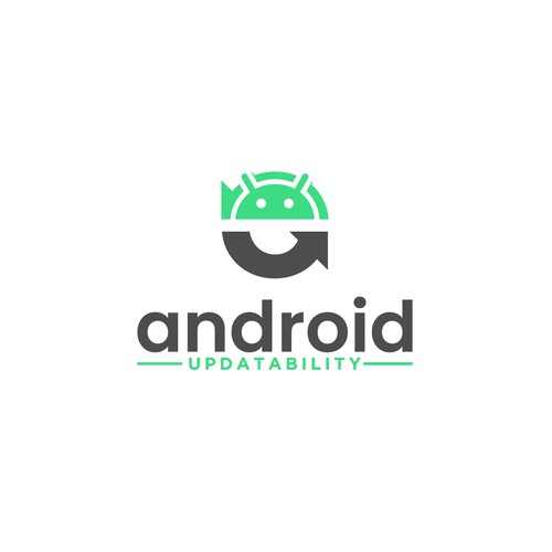 Android Updatability Team Logo Design by Rekker