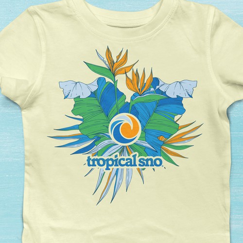 Tropical T-Shirt Design Design by zzzArt