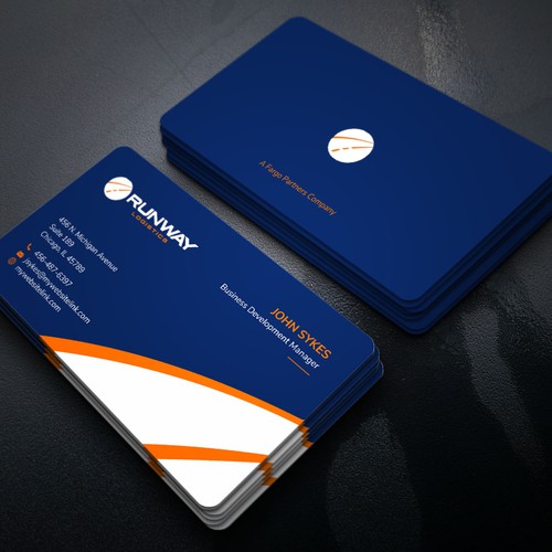 Runway Logistics Business Card Design by Xclusive16