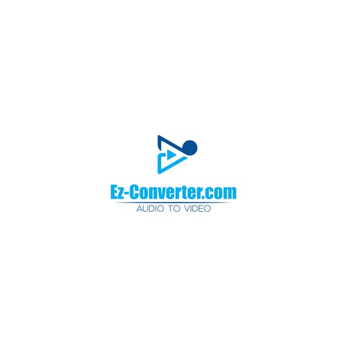 ez-converter logo: audio to video Design by Alam_H