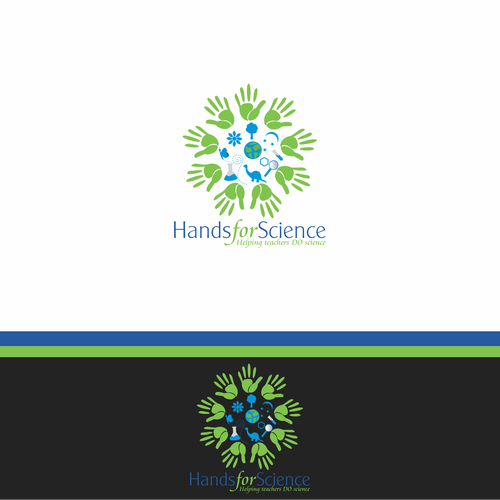 Create the next logo for Hands-for-Science Design by CWD Creative