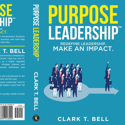 Purpose Leadership Book Cover Design by Bigpoints