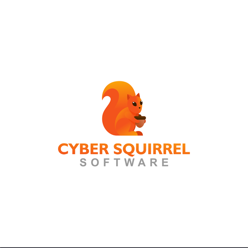 Playful and professional squirrel logo for a software development company Design by Males Design