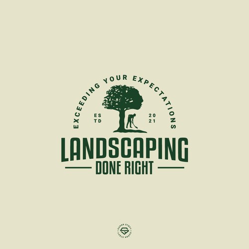 Searching for Clean, Indelible Logo for Landscaping Company Design by SuperStefy ★ ★ ★ ★ ★