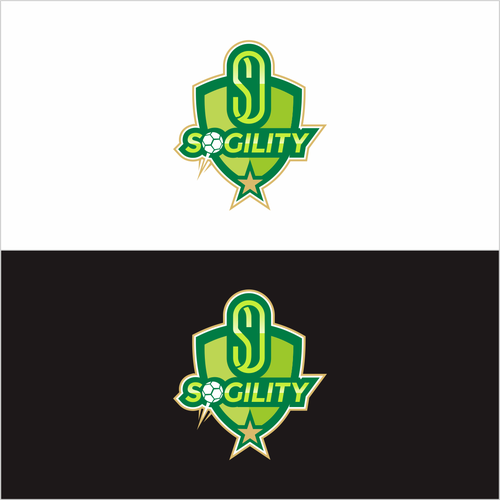 Football Crest Design for Sogility Design by zarzar