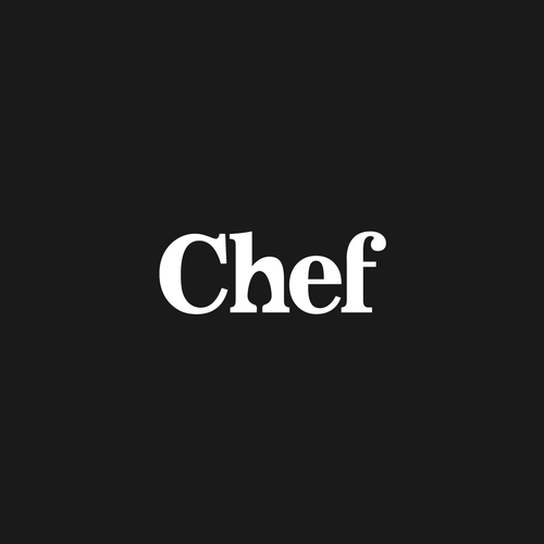 "CHEF": Food & Cooking Social Media Logo Design by skymaya™