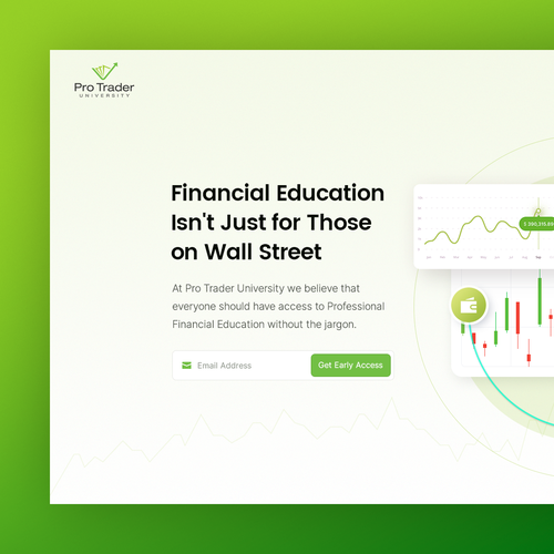 eCourse early access Page Design by WIP Dsgn