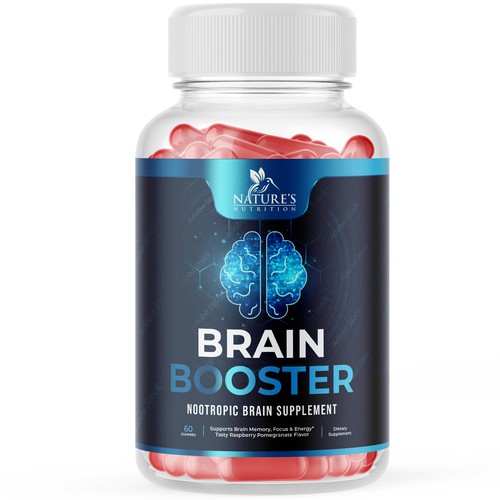 Brain Booster Supplement Design Needed for Nature's Nutrition Design by UnderTheSea™