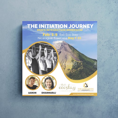 The Initiation Journey Retreat for Men Design by Tanny Dew ❤︎