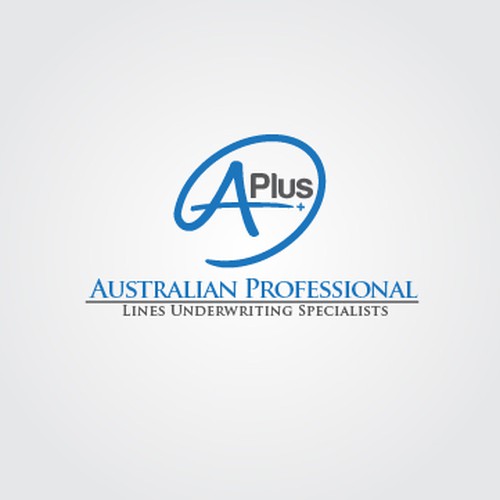 logo for APlus (Australian Professional Lines Underwriting SpecialistsP Design by noman.niz