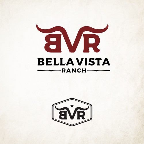 Western Logo design for Horse Ranch. Will be printed on hats shirts and used as a sponsor events Design by 'OUM'