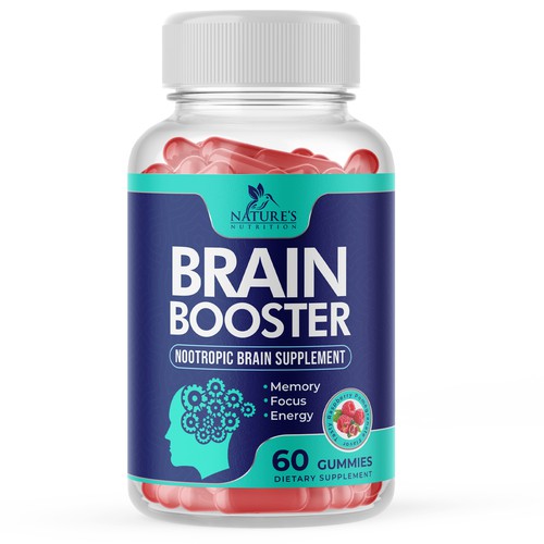 Brain Booster Supplement Design Needed for Nature's Nutrition Design by UnderTheSea™