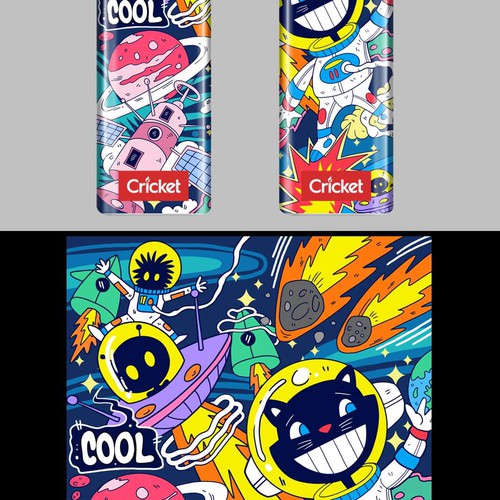 Create illustrations for a limited collection of Cricket Lighters (Multiple Winners) Design by drawizart