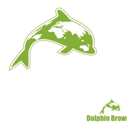 New logo for Dolphin Browser Diseño de croea
