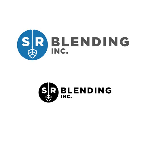 Logo for SR Blending Inc. Design by Mike Barnhart