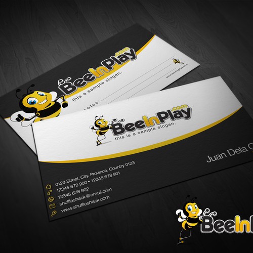 Help BeeInPlay with a Business Card Diseño de paolobagads