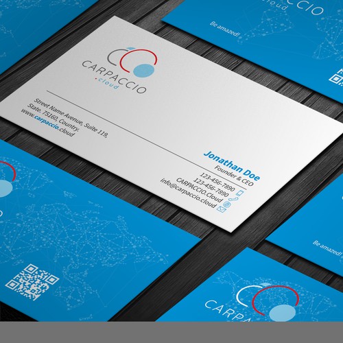 Give more muscle to research with graphic ID for CARPACCIO.cloud Design by DesignsTRIBE