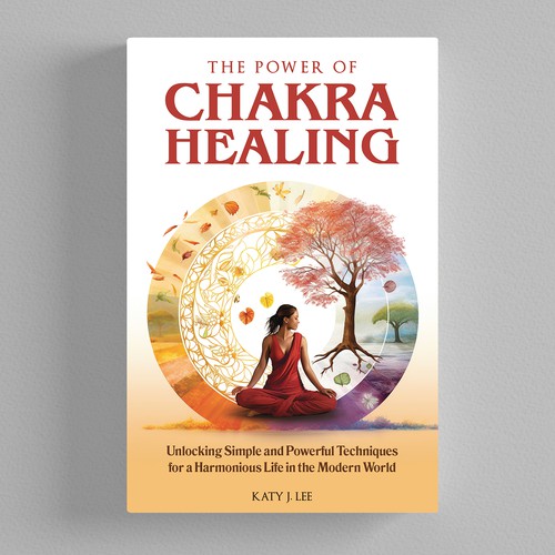 🔥🔥-=  UNIQUE CHAKRA HEALING KDP Ebook Cover =- 🔥🔥 Design by CUPEDIUM