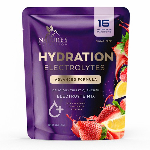 Refreshing Hydration Electrolytes Design Needed for Nature's Nutrition Design by a x i o m a ™