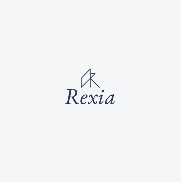 Design by Amine Visuals titled "Sophisticated Logo design for Rexia Real Estate"