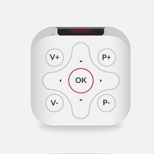 Remote control icon for iOS app Design by KurniawanAditia
