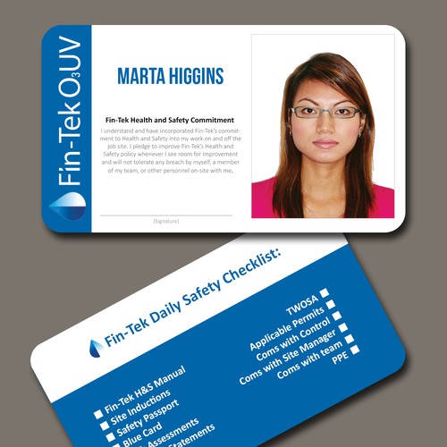 ID Card design Ontwerp door djox99