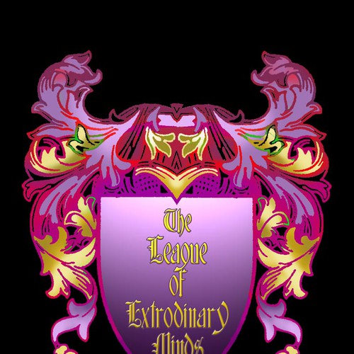 League Of Extraordinary Minds Logo Diseño de delavie