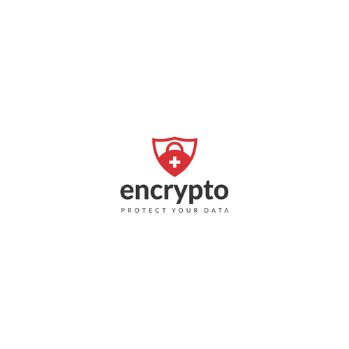 Swiss hosted secure doc storage Encrypto.com needs logo and brand built Design by allriez