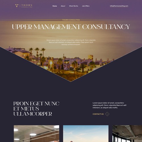 Design for consultant company in Marbella Design by sokolskiyDesign