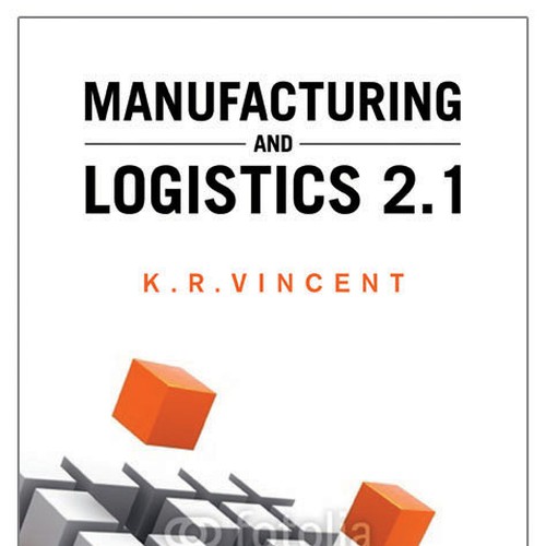 Book Cover for a book relating to future directions for manufacturing and logistics  Design von line14