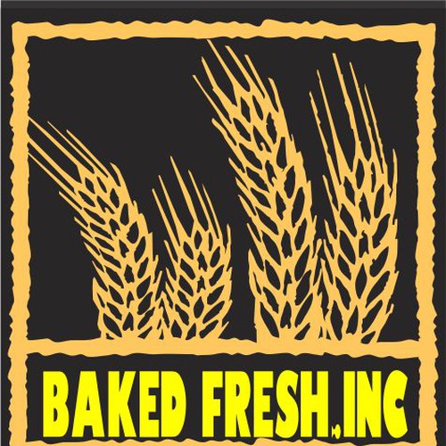 logo for Baked Fresh, Inc. Design by Rachmatbayu93