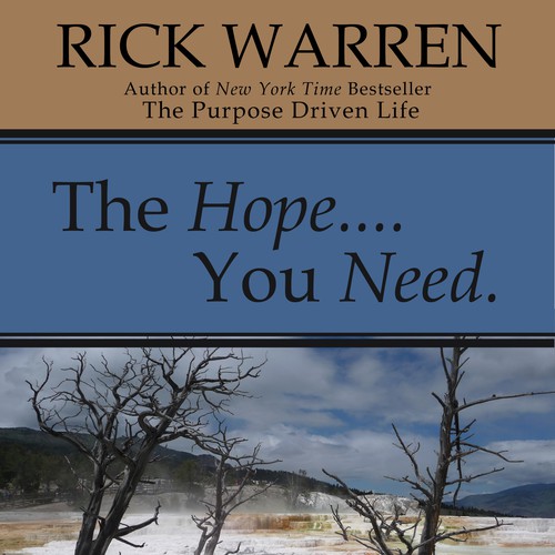 Design Rick Warren's New Book Cover Diseño de btull