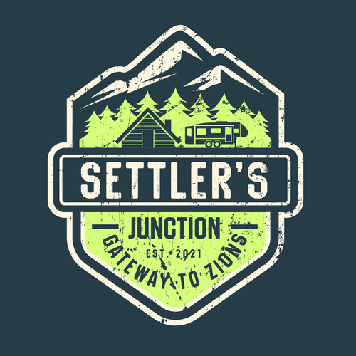 Logo Design for Settler's Junction RV Resort Design by POZIL