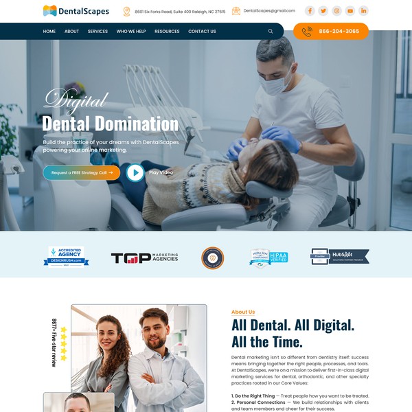 Dental Clinic Website Design