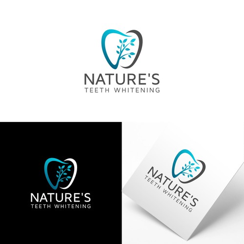 Nature's Teeth Whitening - Needs a Natural Company Logo Design by Web Hub Solution