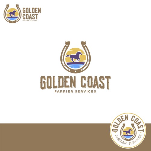 Golden Coast Farrier Services Design by Sava M- S Design